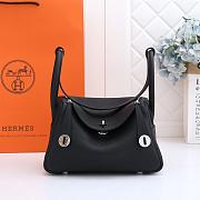 Hermes Lindy Clemence Bag Black - 2