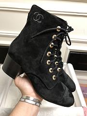 Chanel Short Boots Black - 4