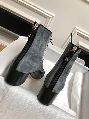 Chanel Short Boots Grey&Blue - 3
