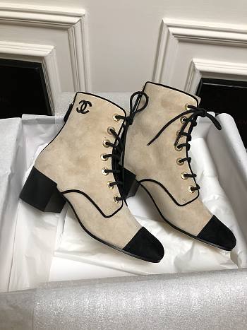 Chanel Short Boots Light Brown