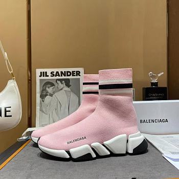Blenciaga Pink Speed Sneaker