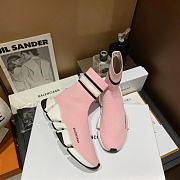 Blenciaga Pink Speed Sneaker - 6