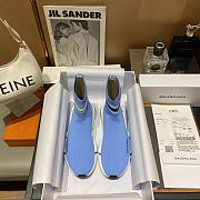Blenciaga Light Blue Speed Sneaker - 6