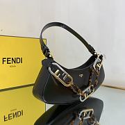 FENDI O'LOCK SWING BAG BLACK 32x11x5cm - 3
