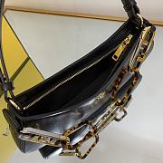 FENDI O'LOCK SWING BAG BLACK 32x11x5cm - 4