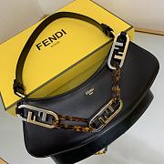 FENDI O'LOCK SWING BAG BLACK 32x11x5cm - 5