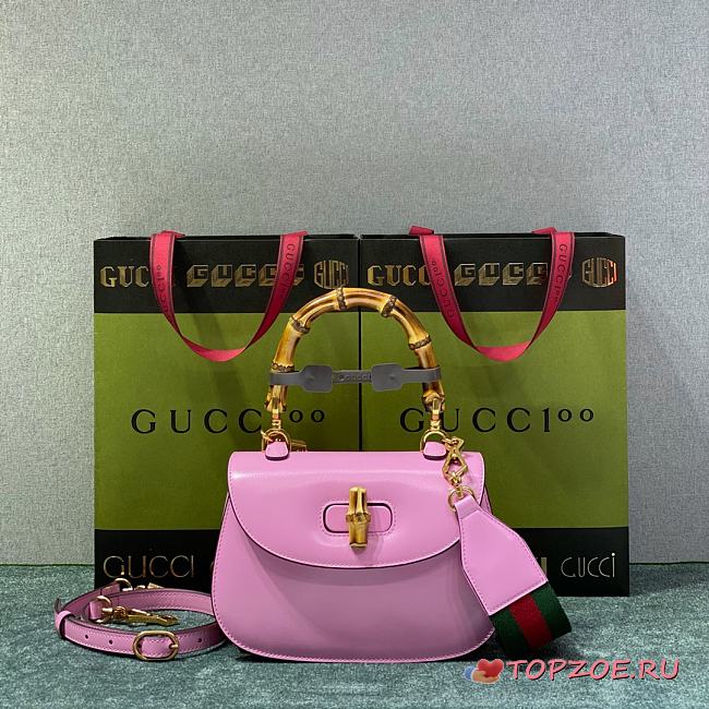 Gucci Bamboo 1947 mini top handle bag 686864 10ODT 5467 21x15x7cm - 1