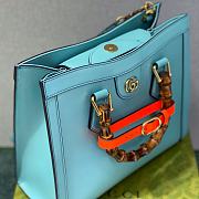 Gucci Diana Mini Tote Light Blue Leather 655661-17QDT-4972 27x24x11cm - 6