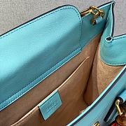 Gucci Diana Mini Tote Light Blue Leather 655661-17QDT-4972 27x24x11cm - 2