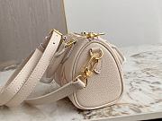 LV NANO SPEEDY CREAM WHITE  M81625 SIZE 16x10x7.5cm - 2