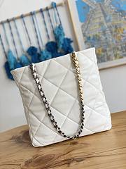Chanel Shopping Bag White AS3519 Size 30*37*10CM - 2