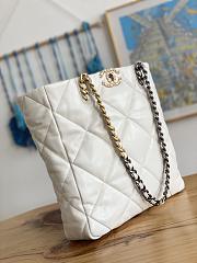 Chanel Shopping Bag White AS3519 Size 30*37*10CM - 3