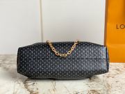 LV  BLACK FULL LEATHER CLUTCH M22326 - SIZE 28 x 14 x 10cm - 2