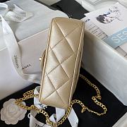 Chanel 123P Flap Bag Golden Ball On Chain AS3829 14x20x8CM - 4