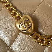 Chanel 123P Flap Bag Golden Ball On Chain AS3829 14x20x8CM - 3
