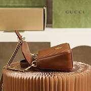 GUCCI GG MARMONT MINI BROWN 583571 21CM - 2