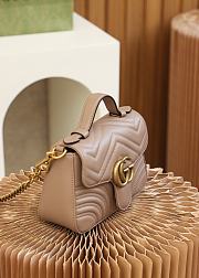 GUCCI GG MARMONT MINI DUST PINK 547260 21CM - 5