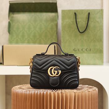 GUCCI GG MARMONT MINI BLACK 547260 21CM