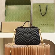 GUCCI GG MARMONT MINI BLACK 547260 21CM - 2