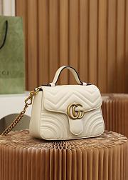 GUCCI GG MARMONT MINI WHITE 547260 21CM - 4
