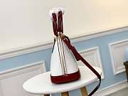 LOUIS VUITTON ALMA BB EPI LEATHER WHITE RED M40302 25*19*11CM - 6