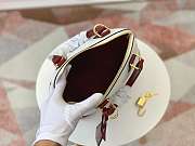 LOUIS VUITTON ALMA BB EPI LEATHER WHITE RED M40302 25*19*11CM - 4