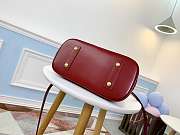 LOUIS VUITTON ALMA BB EPI LEATHER WHITE RED M40302 25*19*11CM - 2