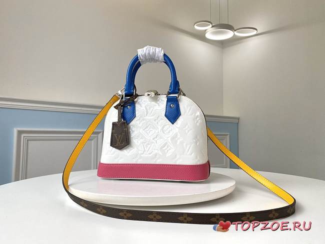 LOUIS VUITTON ALMA BB MONOGRAM VERNIS LEATHER M91606 25.0 × 19.0 × 11.0 cm - 1