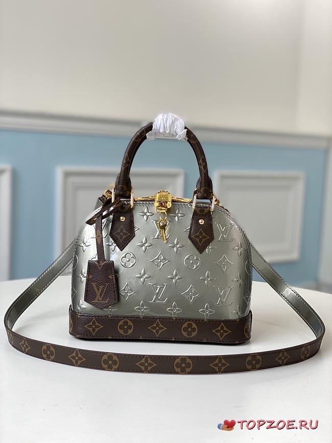 LOUIS VUITTON ALMA BB MONOGRAM VERNIS LEATHER M90584 23.5 x 17.5 x 11.5CM - 1