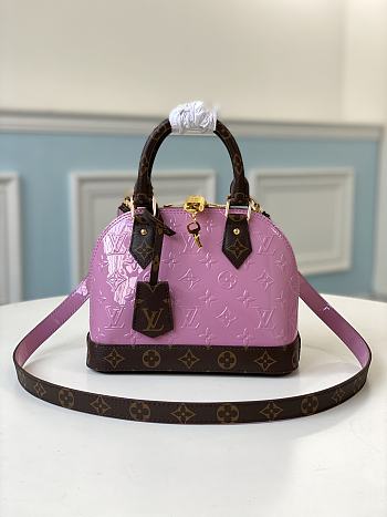 LOUIS VUITTON ALMA BB MONOGRAM VERNIS LEATHER M90583 23.5 x 17.5 x 11.5CM