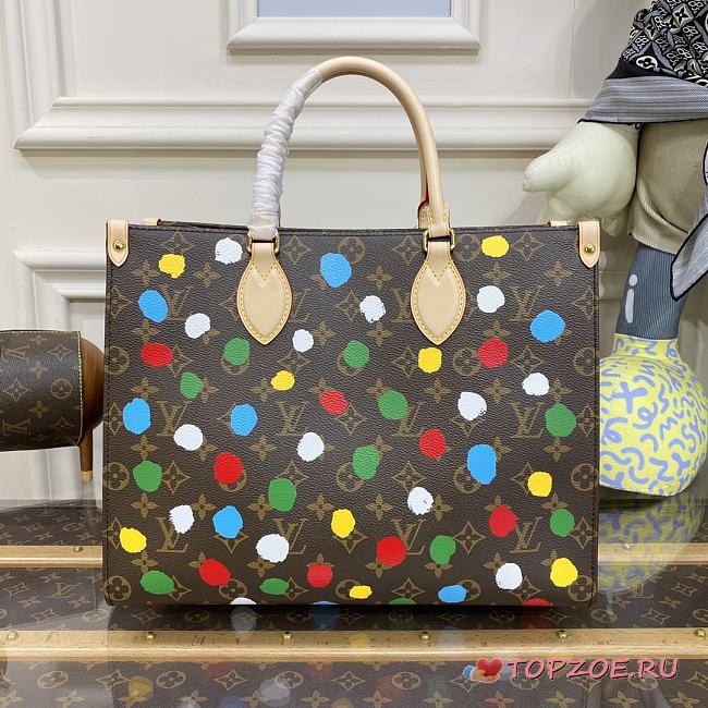LV x YK OnTheGo MM​ Monogram M46379 35 x 27 x 14 CM - 1