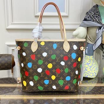 LV Neverfull bag MM LV x YK M46381 31x28x14cm