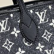 LV Neverfull MM Denim Bag M21465 31 x 28 x 14 cm - 4