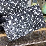 LV Neverfull MM Denim Bag M21465 31 x 28 x 14 cm - 5
