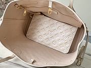 LV Neverfull Monogram Empreinte MM Bag M46231 31 x 28 x 14 cm - 3