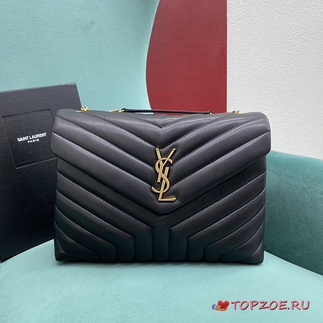YSL LOULOU CHAIN BAG IN QUILTED 