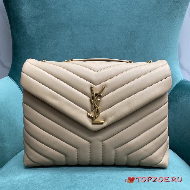 YSL LOULOU CHAIN BAG IN QUILTED 