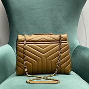 YSL LOULOU CHAIN BAG IN QUILTED 