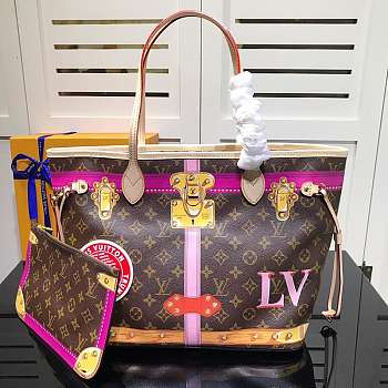 LV Monogram Summer Trunks Neo Neverfull MM M41390 32CM