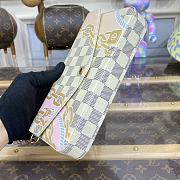 LV Félicie Pochette Damier Azur N40466 21x12x3cm - 5