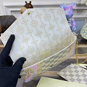 LV Félicie Pochette Damier Azur N40466 21x12x3cm - 6