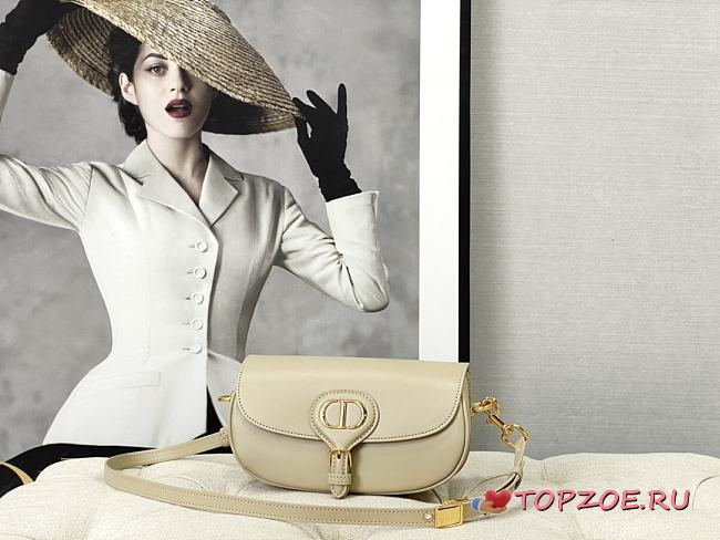 DIOR BOBBY EAST-WEST BAG CREAM M9327 22 x 13 x 5 CM - 1