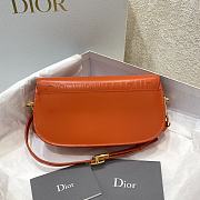 DIOR BOBBY EAST-WEST BAG ORANGE M9327 22 x 13 x 5 CM - 6
