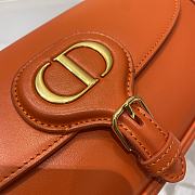 DIOR BOBBY EAST-WEST BAG ORANGE M9327 22 x 13 x 5 CM - 5