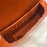 DIOR BOBBY EAST-WEST BAG ORANGE M9327 22 x 13 x 5 CM - 4