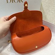 DIOR BOBBY EAST-WEST BAG ORANGE M9327 22 x 13 x 5 CM - 2