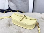 DIOR BOBBY EAST-WEST BAG LIGHT YELLOW M9327 22 x 13 x 5 CM - 6