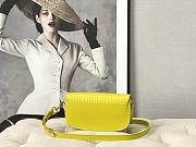 DIOR BOBBY EAST-WEST BAG YELLOW M9327 22 x 13 x 5 CM - 4