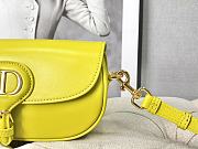 DIOR BOBBY EAST-WEST BAG YELLOW M9327 22 x 13 x 5 CM - 3