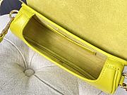DIOR BOBBY EAST-WEST BAG YELLOW M9327 22 x 13 x 5 CM - 2
